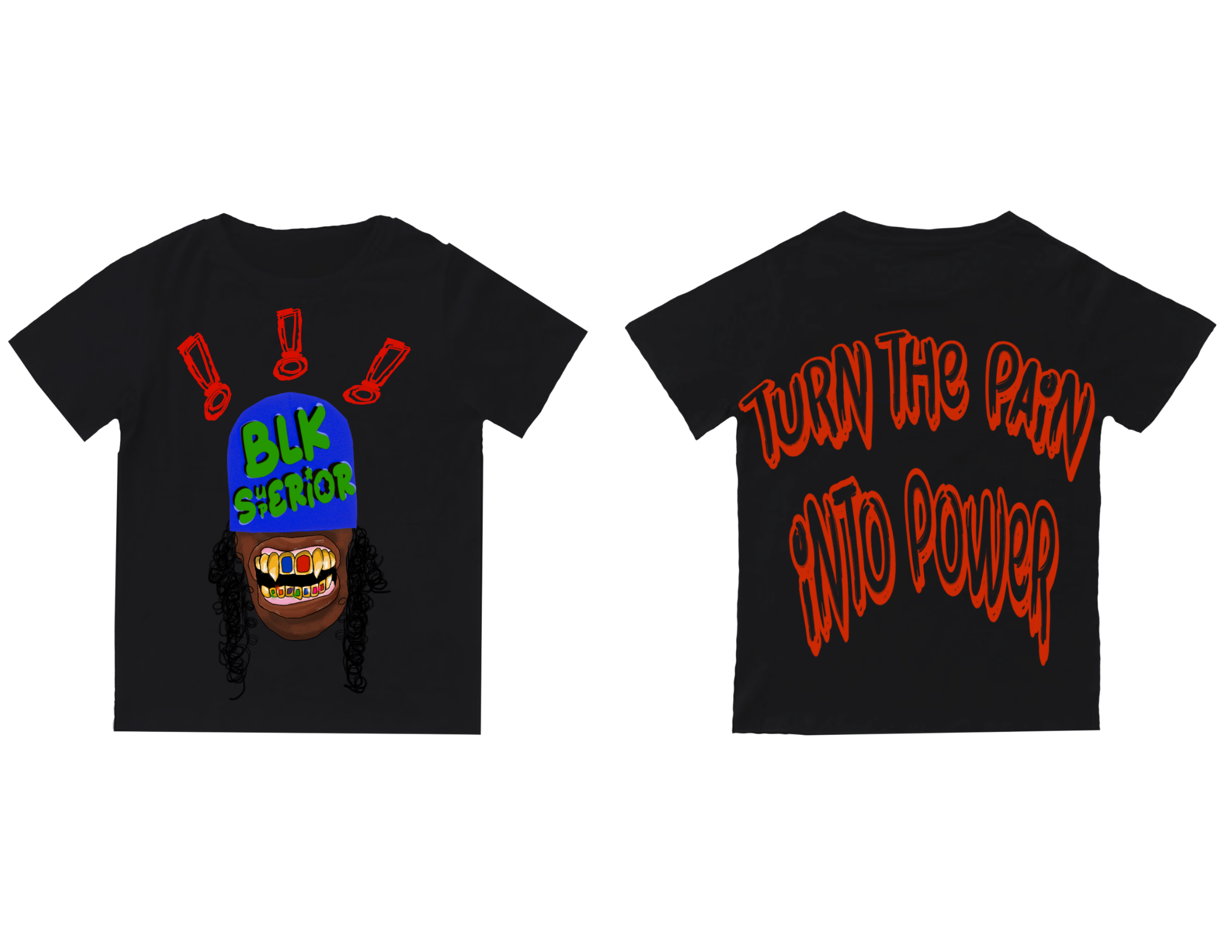 BLK Superior Graphic Tee ♰