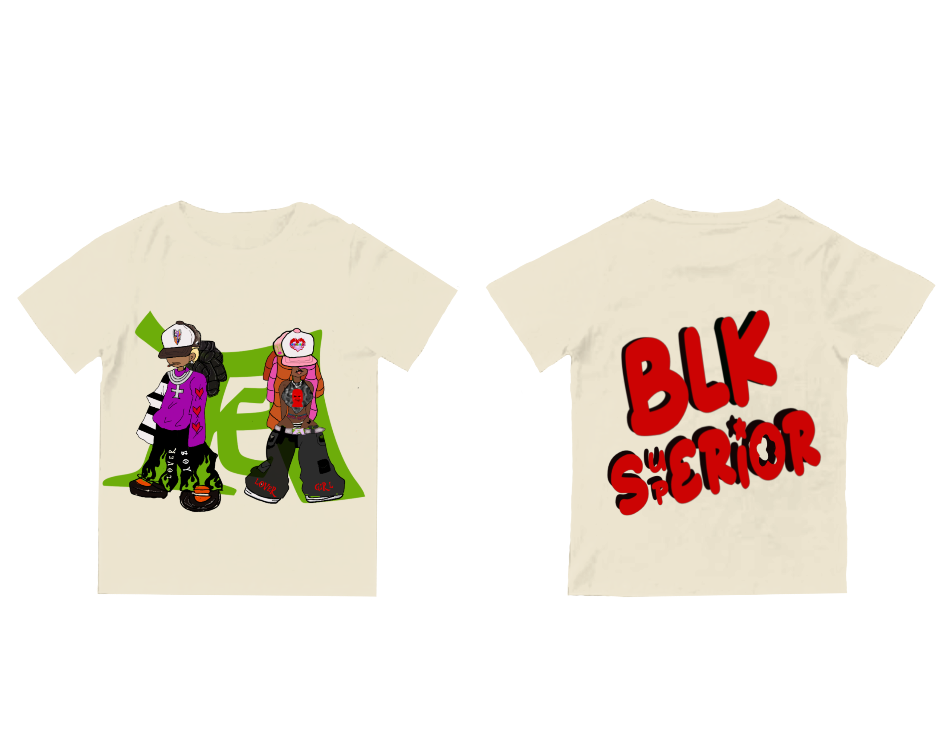BLK x LOVER Graphic Tee ♰